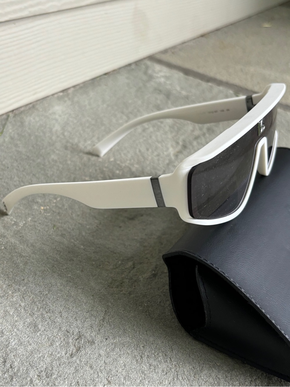 Dolce & Gabbana Runway DG Sunglasses White Dark Gray - Picture 3 of 5